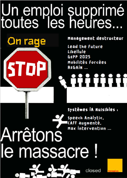 ATTENTION REGAIN, ORANGE DÉGAÎNE!    MOBILISE TOI,  SAUVE TON EMPLOI