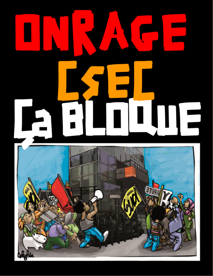 Rassemblement face au CSEC du 16 septembre - STOP au projet "Regain" - le «Renouveau» d’Orange . . .  Ça craint